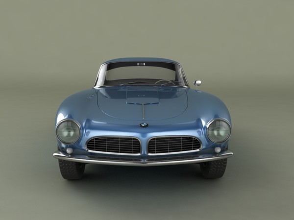 bmw 507 coupe 3ds - BMW 507 coupe by desmonster
